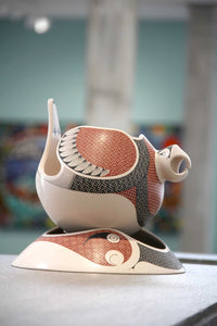 Mata Ortiz Ceramics - Guacamaya - Huichol Art - Marakame