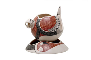 Ceramica Mata Ortiz - Guacamaya - Arte Huichol - Marakame