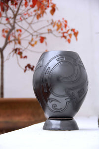 Ceramica Mata Ortiz - Vaso Nero II - Arte Huichol - Marakame