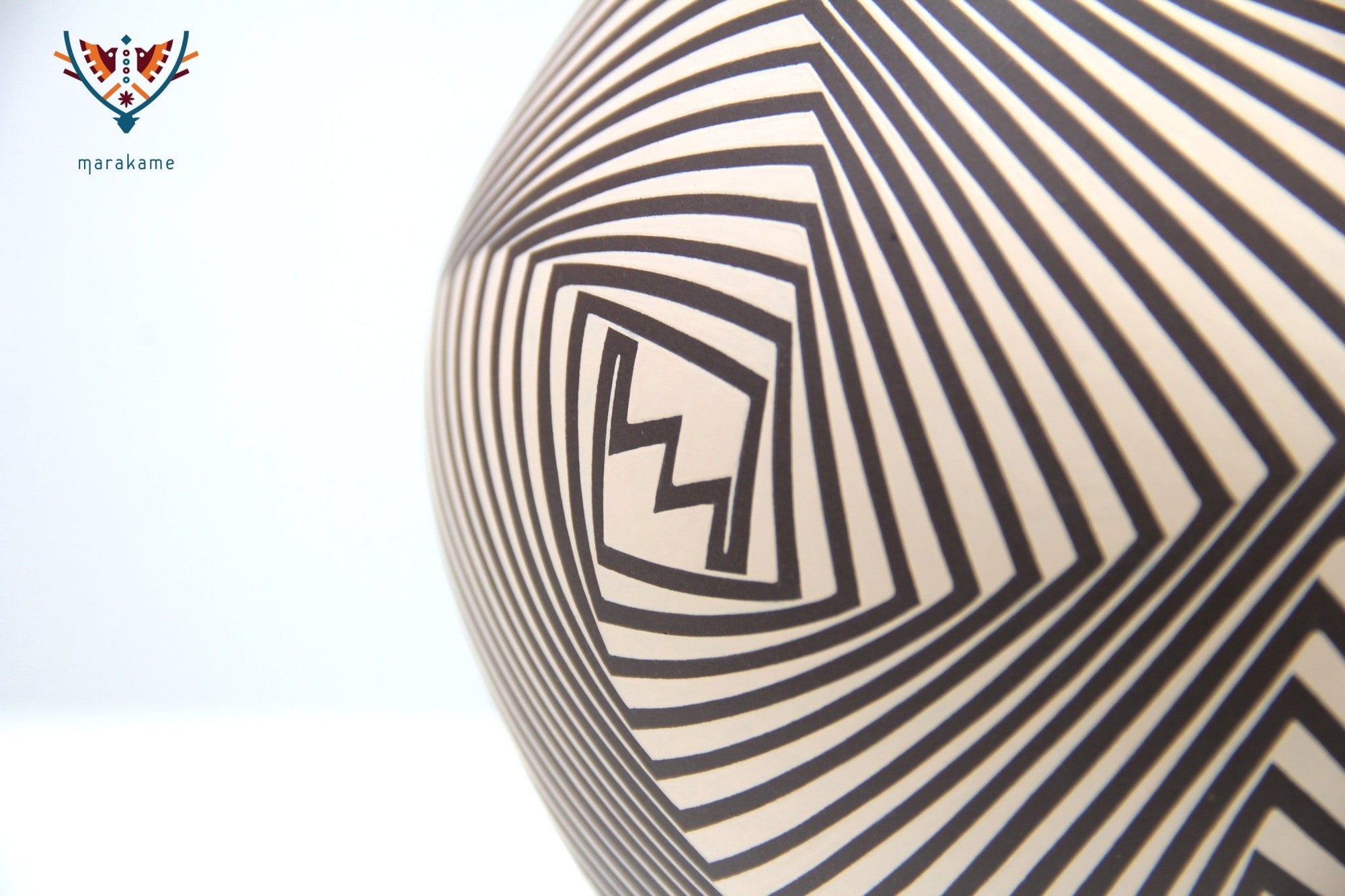 Mata Ortiz Ceramics - Lines II - Huichol Art - Marakame