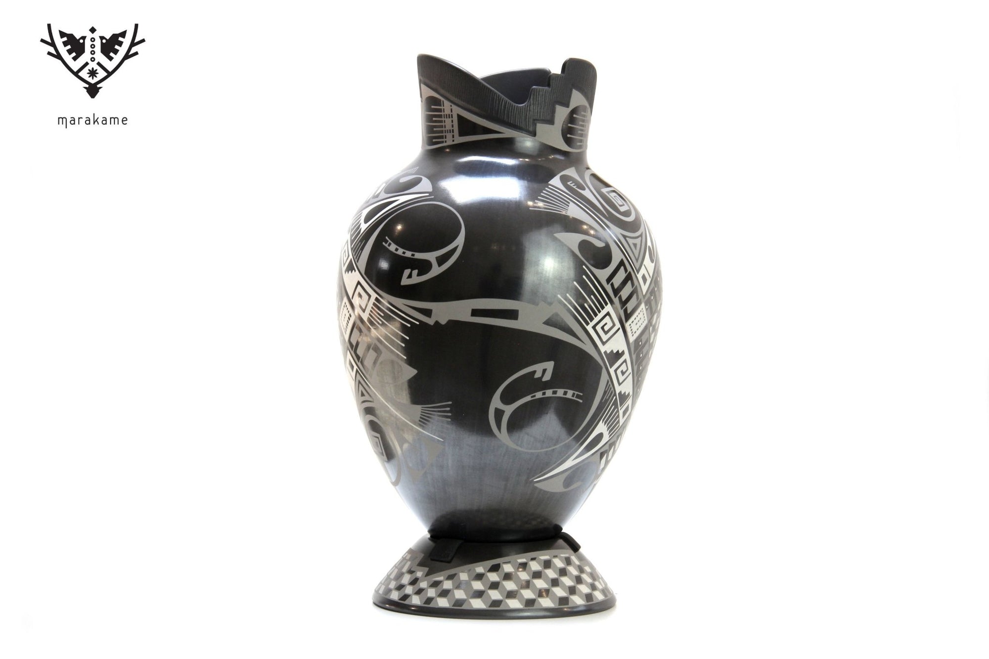 Ceramica Mata Ortiz - Mata Ortiz Gris - Arte Huichol - Marakame