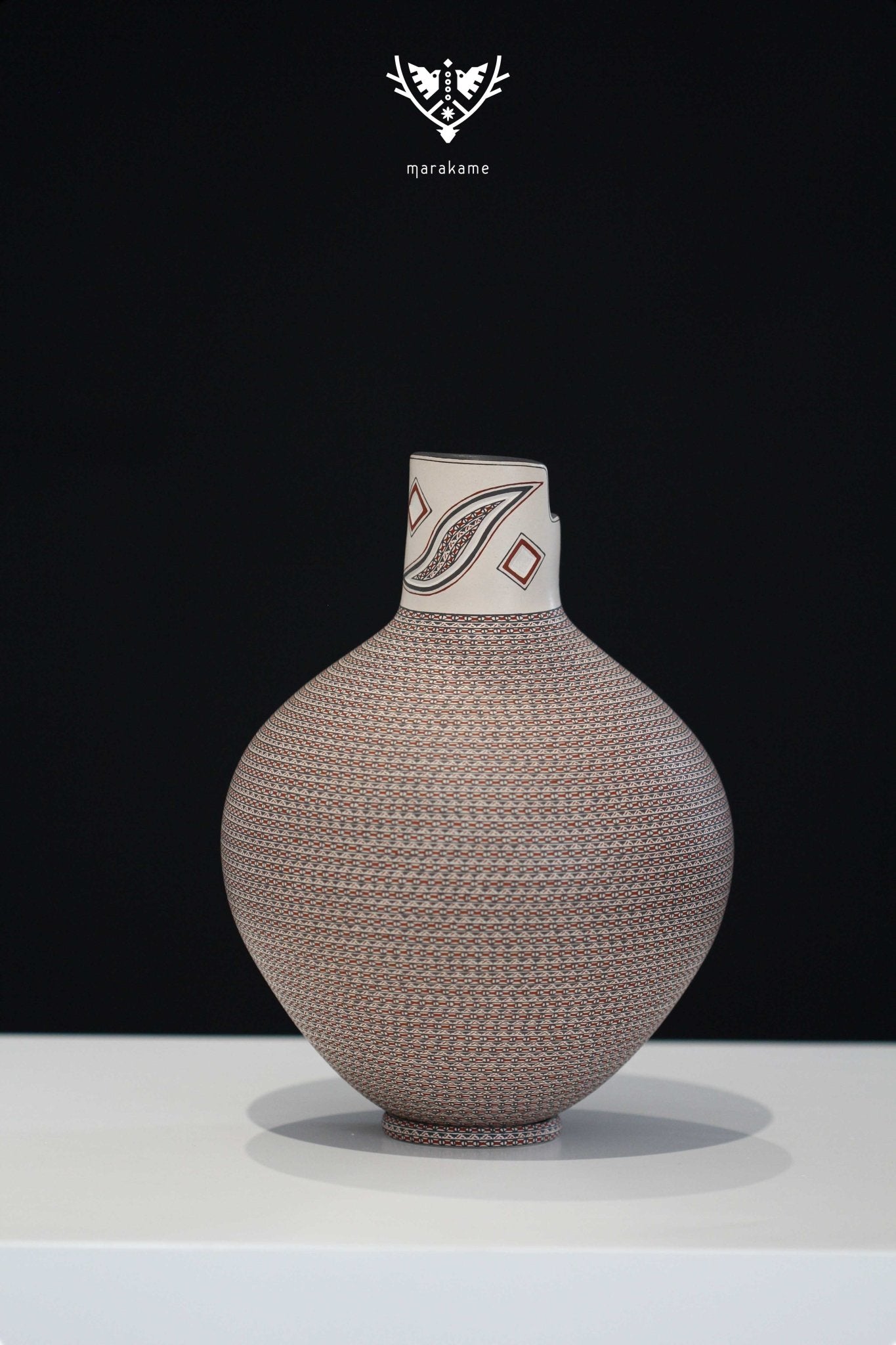 Mata Ortiz Ceramic - Paquimé Special Piece - Huichol Art - Marakame