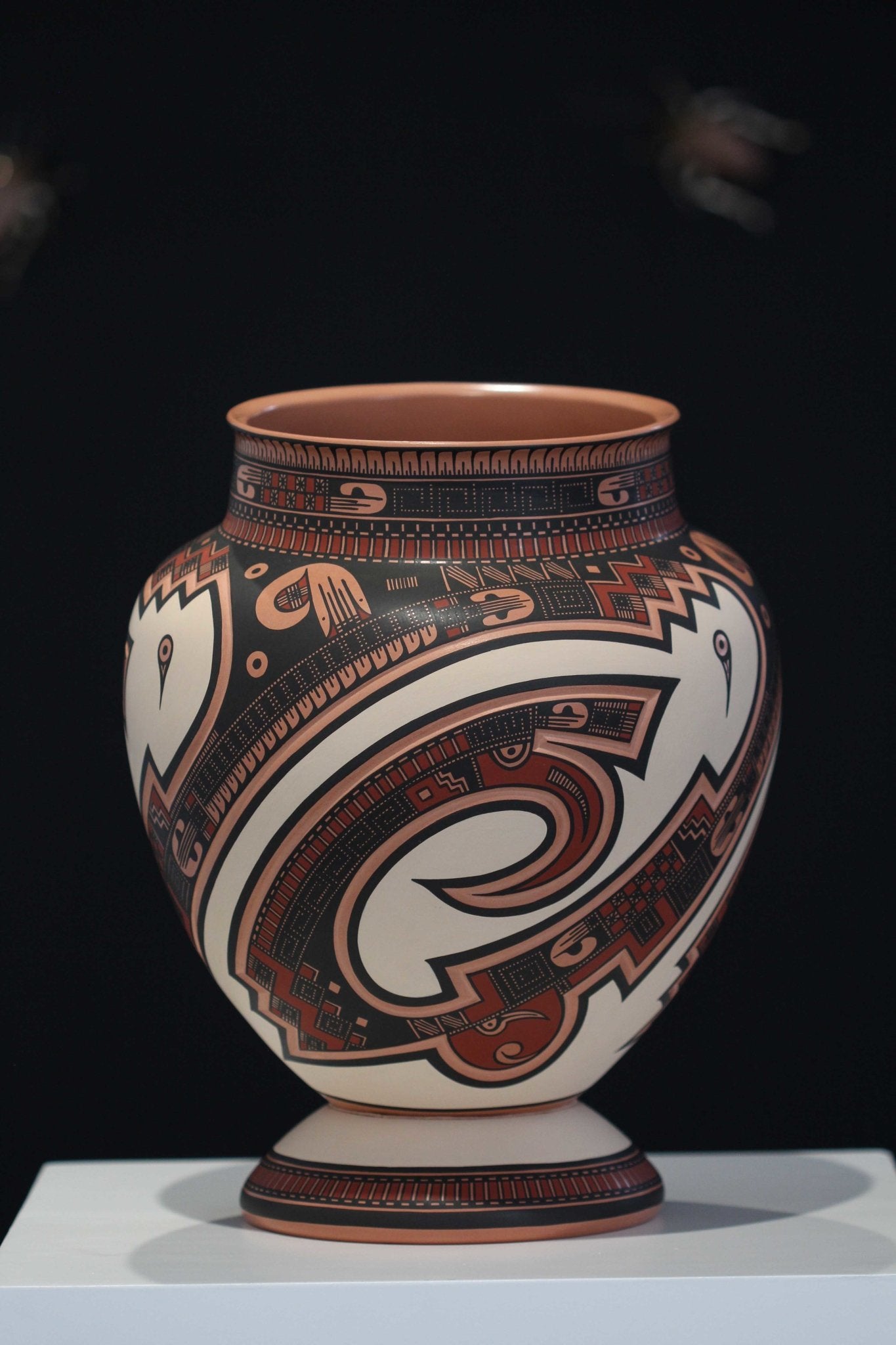 Ceramica Mata Ortiz - Pezzo grande III - Arte Huichol - Marakame