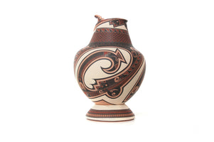 Mata Ortiz Ceramics - Grande pezzo senza titolo - Huichol Art - Marakame