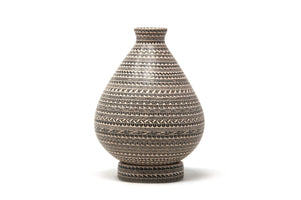 Mata Ortiz-Keramik - Feines Sgraffito-Mittelstück - Huichol-Kunst - Marakame