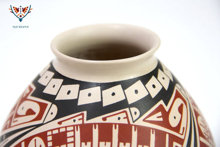 Mata Ortiz Keramik – Kleines Stück – Huichol-Kunst – Marakame