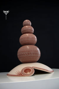 Mata Ortiz Ceramics - Primo posto a Sgraffito - Apacheta - Huichol Art - Marakame
