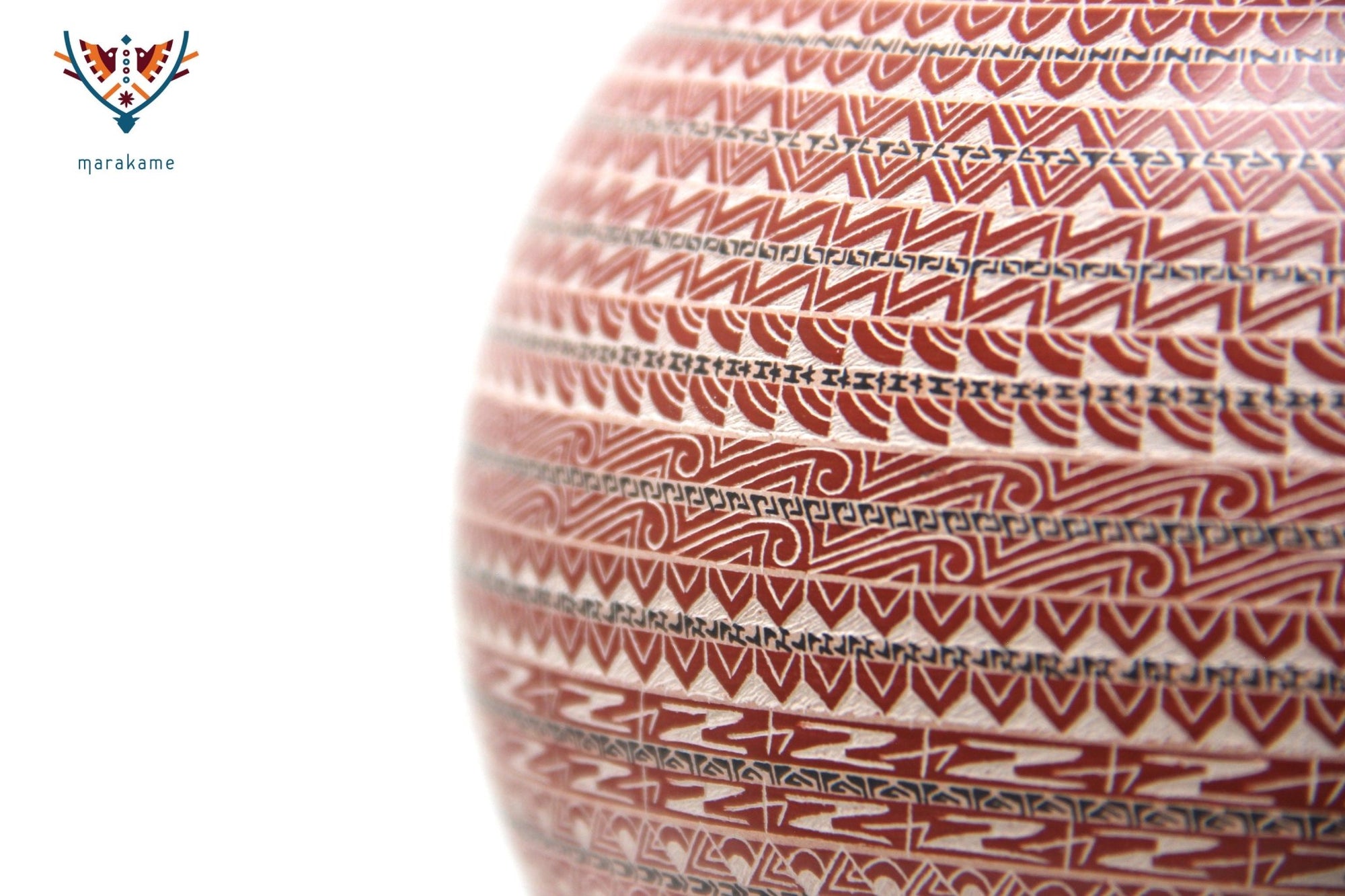 Mata Ortiz Ceramics - First Place in Sgraffito - Apacheta - Huichol Art - Marakame