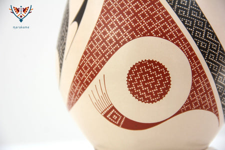 Ceramics by Mata Ortiz - S/T - Elías Peña - Small piece - Huichol Art - Marakame