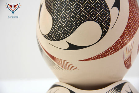 Ceramics by Mata Ortiz - S/T - Elías Peña - Small piece - Huichol Art - Marakame