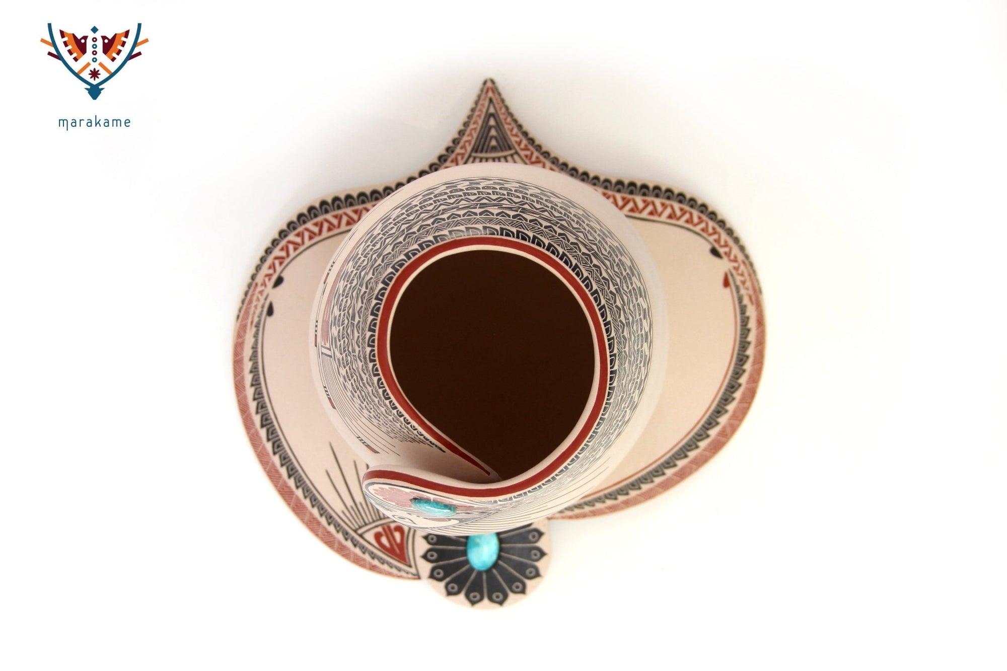 Céramique Mata Ortiz - Turquoises - Art Huichol - Marakame
