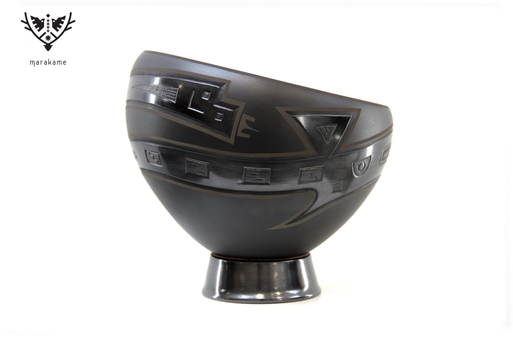 Mata Ortiz Keramik – Schwarze Urne – Huichol-Kunst – Marakame
