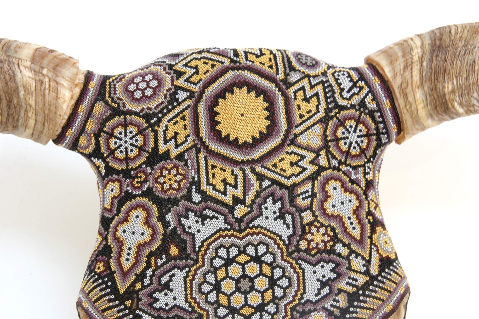 Cow Skull Huichol Art - Hikuri II - Huichol Art - Marakame