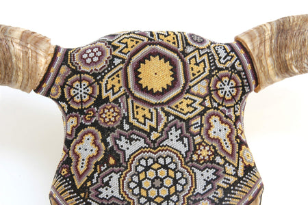 Cow Skull Huichol Art - Hikuri II - Huichol Art - Marakame