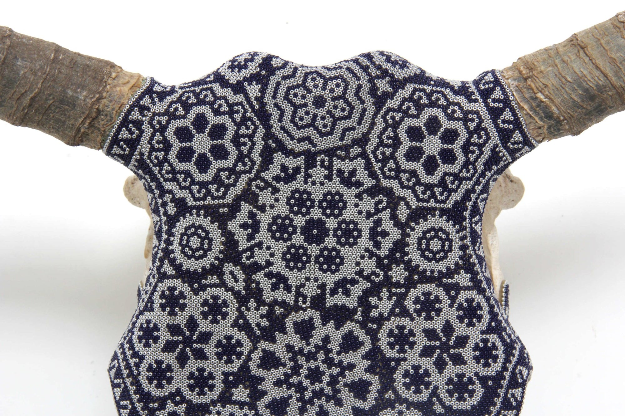 Cow Skull Huichol Art - Jícuri - Huichol Art - Marakame