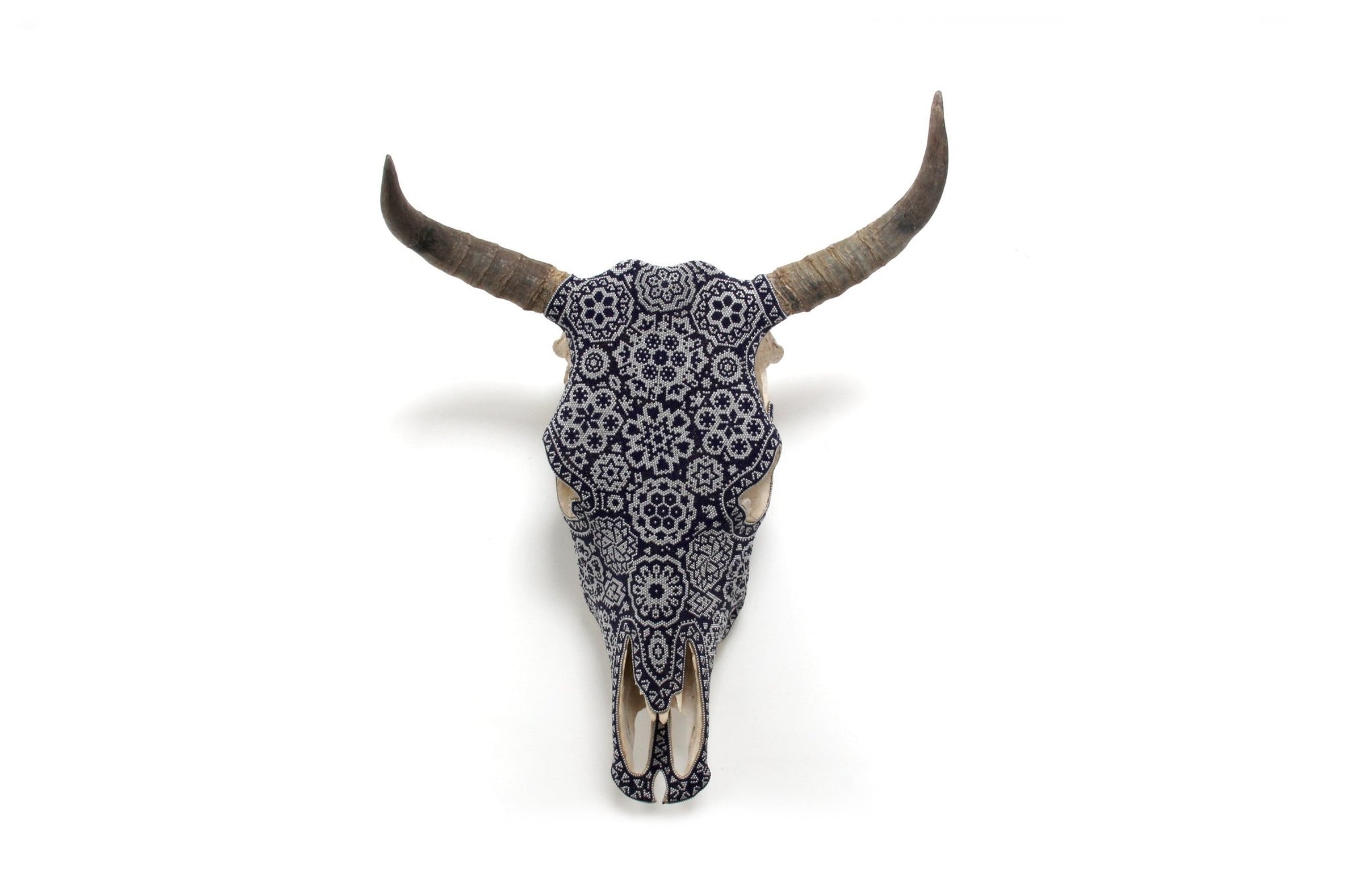 Cow Skull Huichol Art - Jícuri - Huichol Art - Marakame