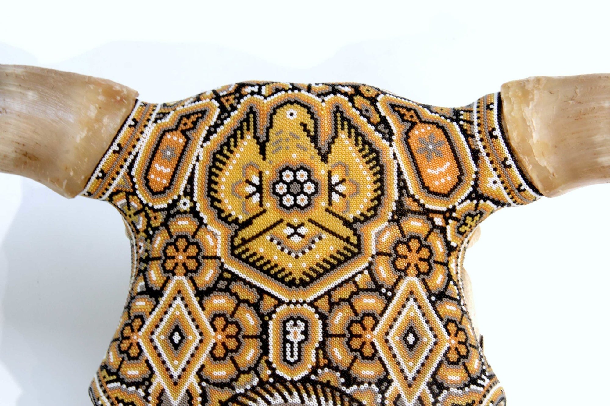 Cow Skull Huichol Art - Kauyumarie - Huichol Art - Marakame