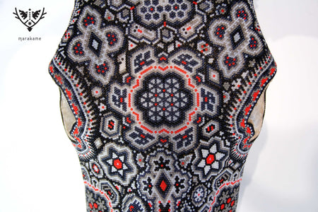 Cow Skull Huichol Art - Pariya - Huichol Art - Marakame