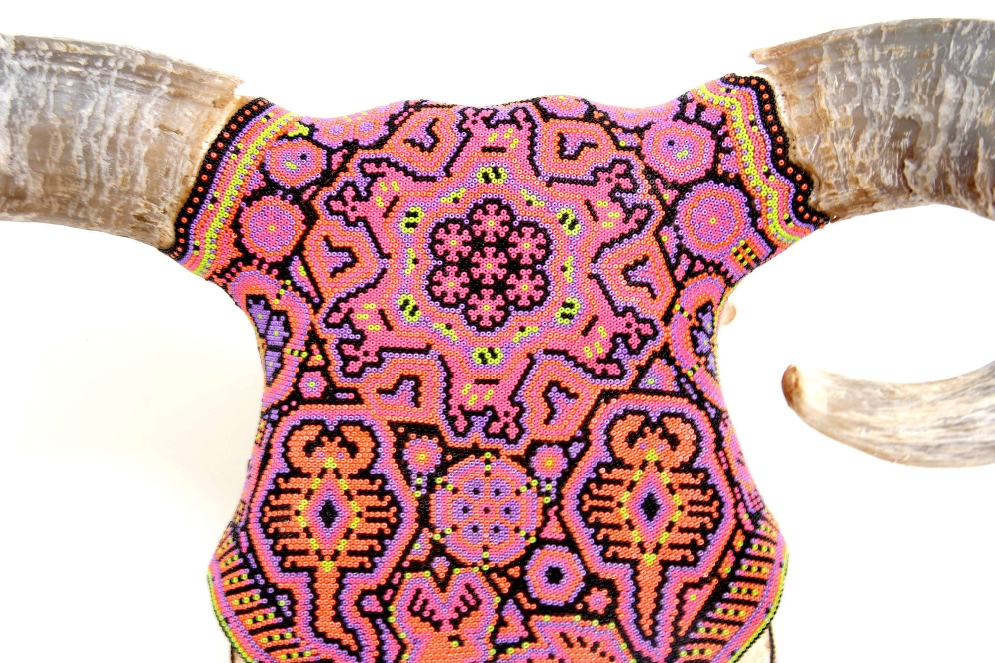 Kuhschädel Huichol Art - Tseriakame - Huichol Art - Marakame