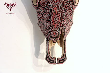 Kuhschädel Huichol Art - Venaditos - Huichol Art - Marakame