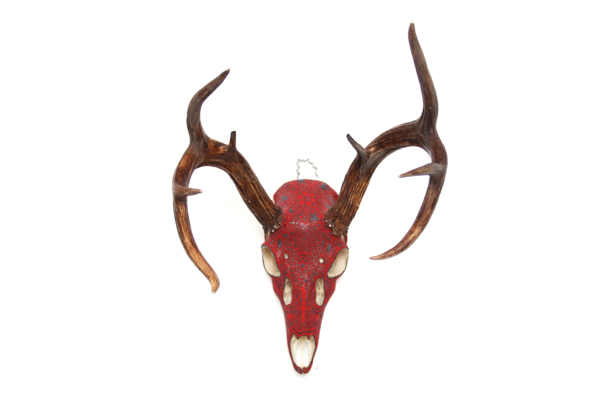 Huichol Deer Skull - Xawe Tatewari - Huichol Art - Marakame