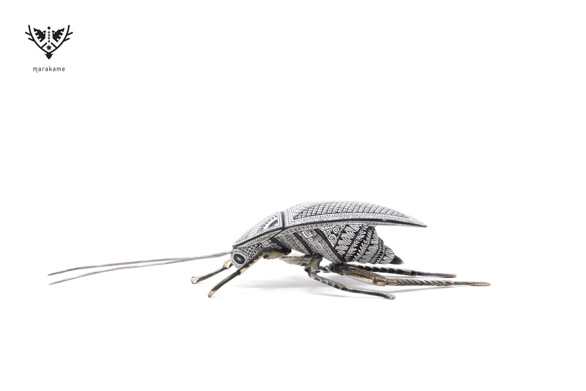 Cucaracha - Mani' naquichi' VII - Arte Huichol - Marakame