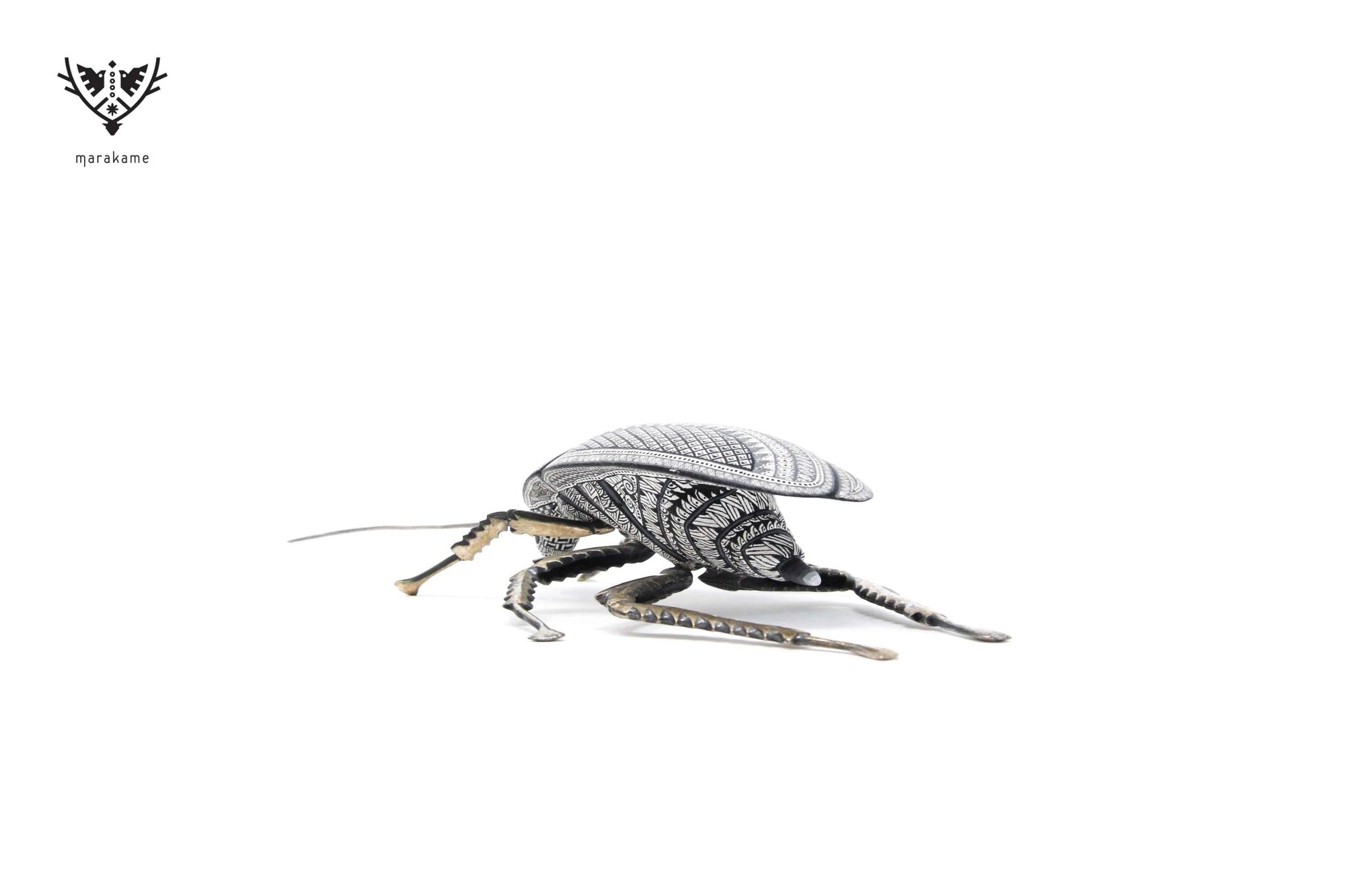 Cockroach - Mani 'naquichi' VII - Huichol Art - Marakame
