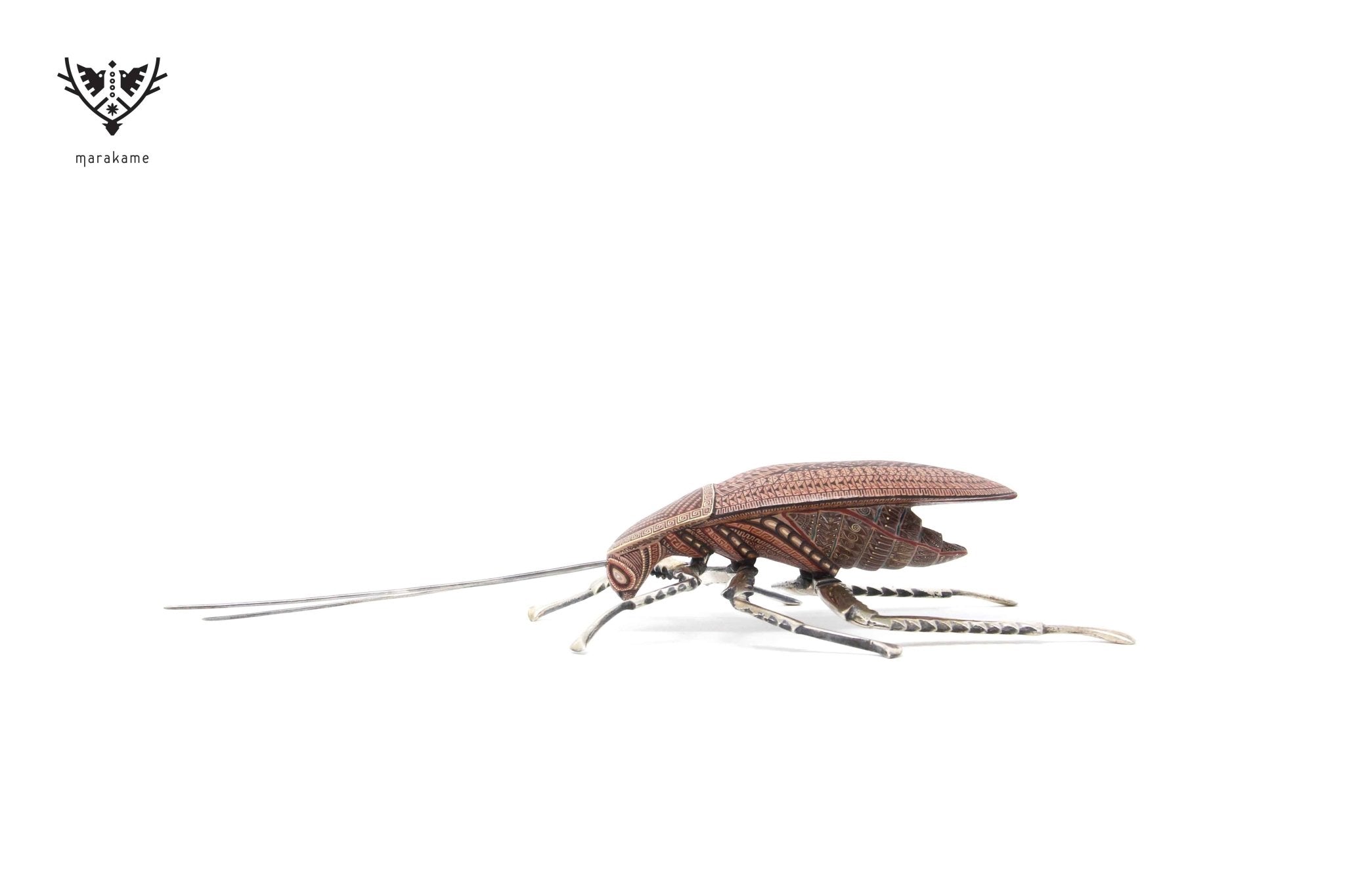 Cucaracha - Mani' V - Arte Huichol - Marakame