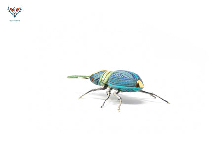 Escarabajo hembra - Witol yee VI - Arte Huichol - Marakame
