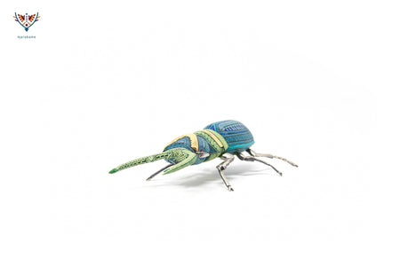 Escarabajo hembra - Witol yee VI - Arte Huichol - Marakame