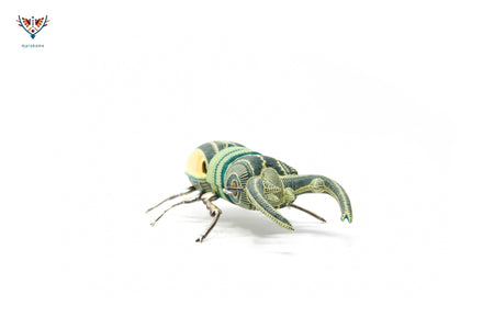 Female Beetle - Witol yee XII - Huichol Art - Marakame