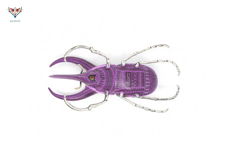 Male beetle - Witol yee mash XIII - Huichol art - Marakame