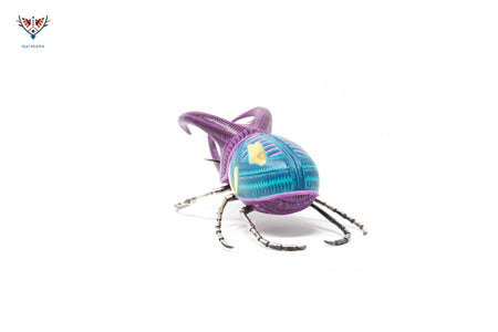 Male beetle - Witol yee mash XIII - Huichol art - Marakame