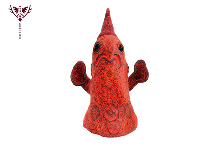Huichol Art Sculpture - Rhinoceros Head - Xuxawe - Huichol Art - Marakame