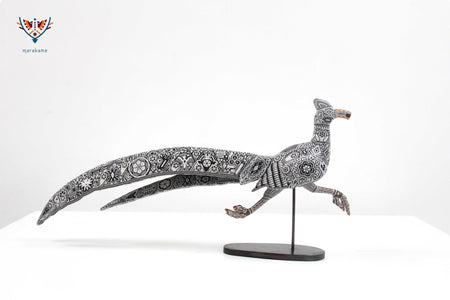 ウイチョル族アート彫刻 - ロードランナー I - ウイチョル族アート - マラカメ