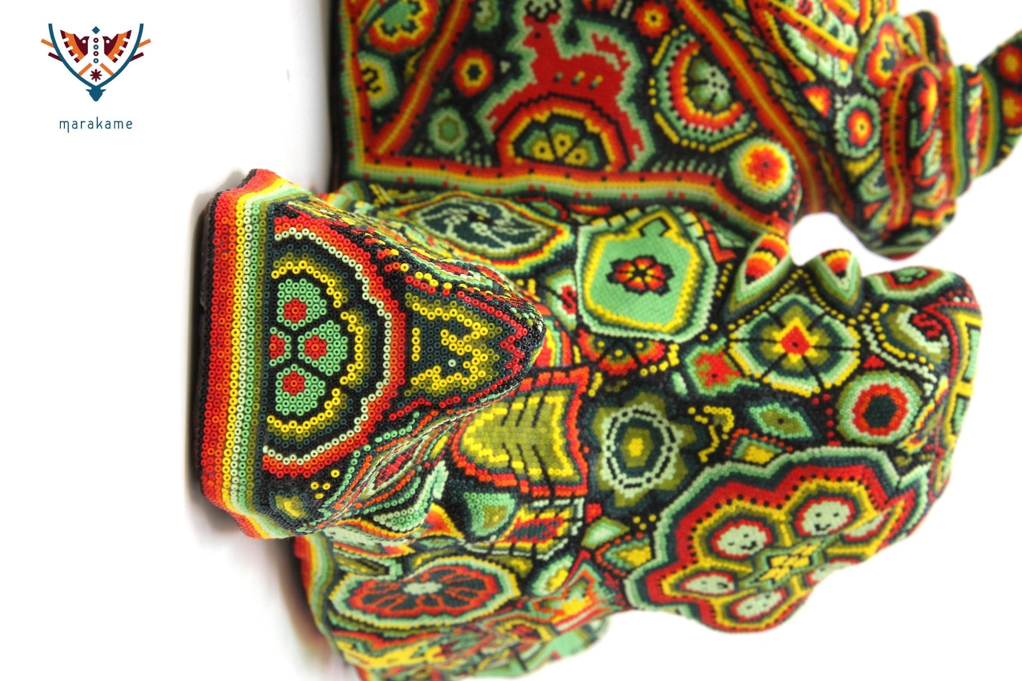 Sculpture Huichol Art - Macaw - Huichol Art - Marakame