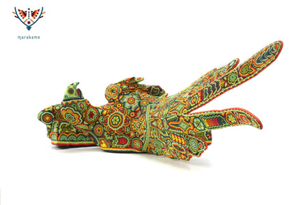 Sculpture Huichol Art - Macaw - Huichol Art - Marakame