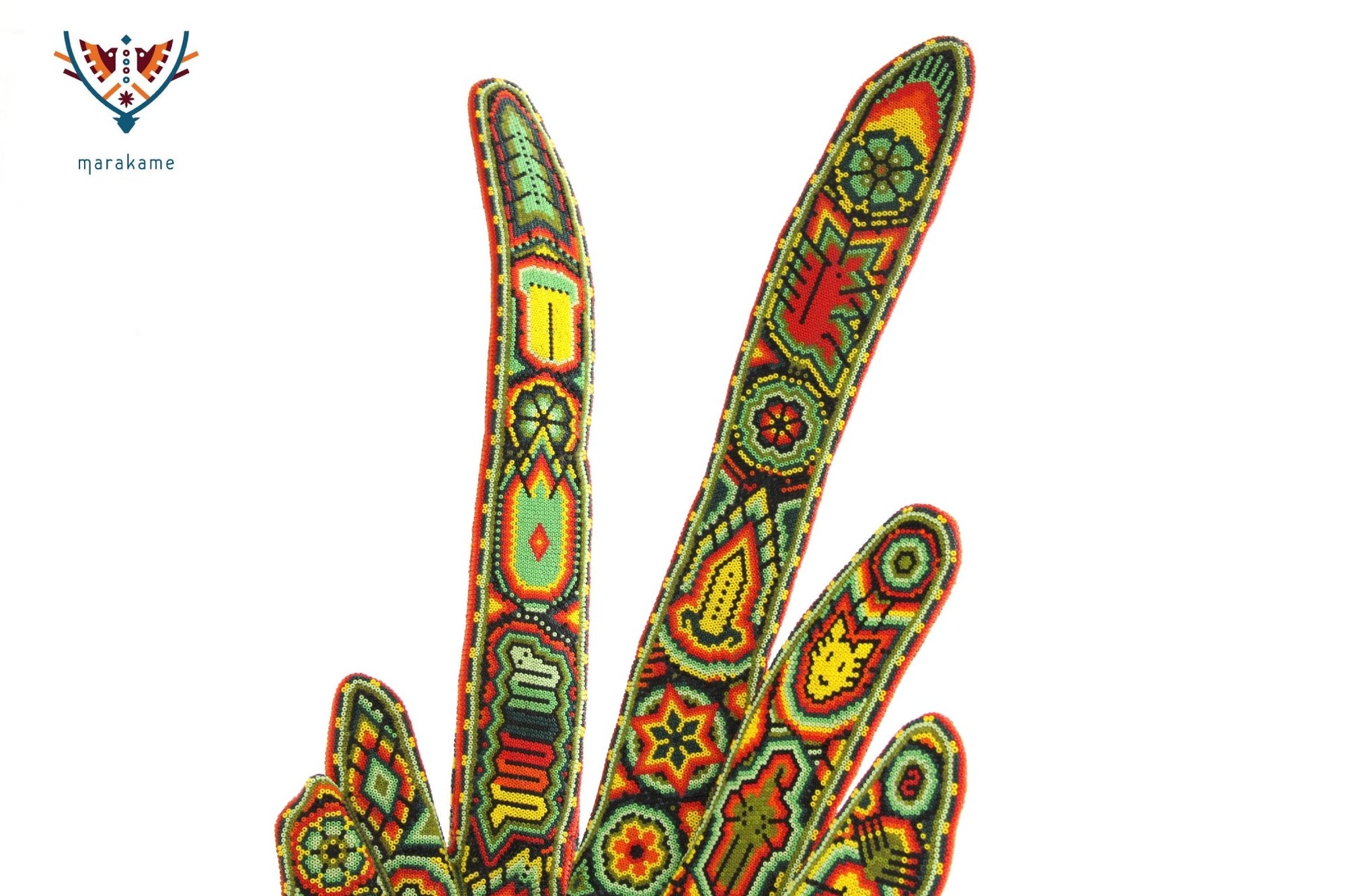 Sculpture Huichol Art - Macaw - Huichol Art - Marakame