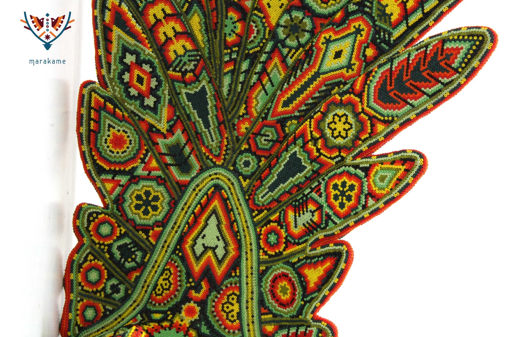 Sculpture Huichol Art - Macaw - Huichol Art - Marakame
