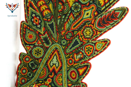 Sculpture Huichol Art - Macaw - Huichol Art - Marakame