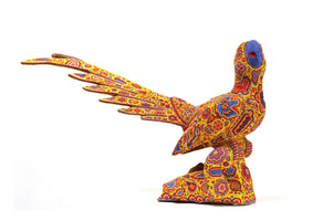 Ara Huichol Art Sculpture - Wexik+a - Huichol Art - Marakame