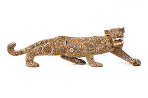 Skulptur Huichol Art - Jaguar - Maye - Huichol Art - Marakame