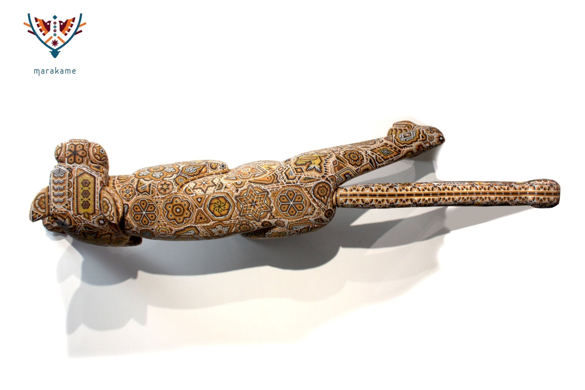 Skulptur Huichol Art - Jaguar - Maye - Huichol Art - Marakame