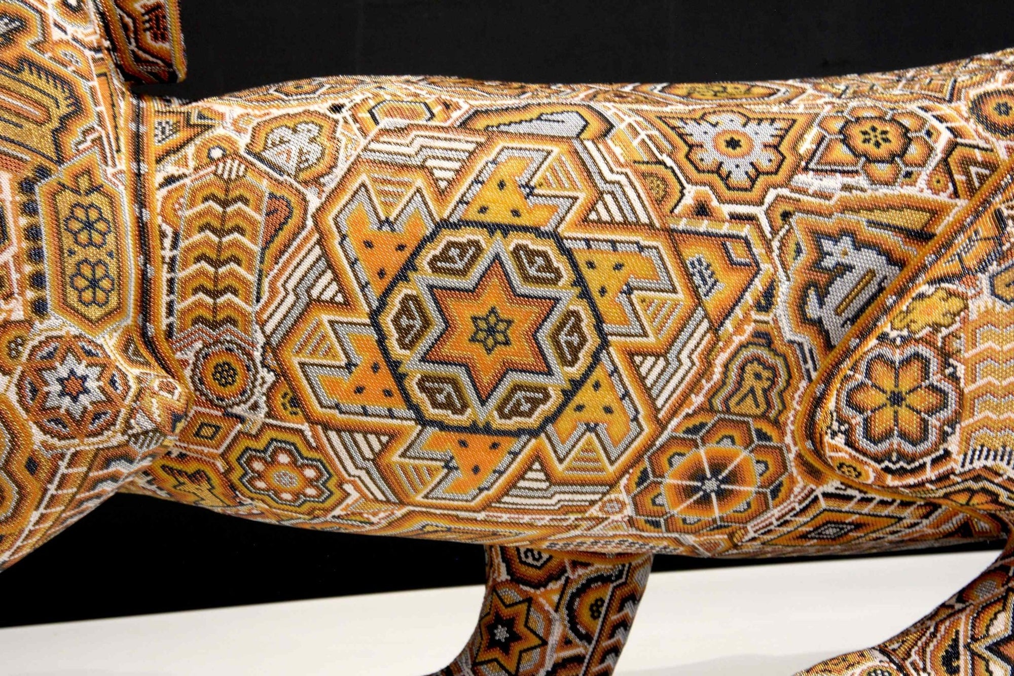 Skulptur Huichol Art - Jaguar - Maye - Huichol Art - Marakame