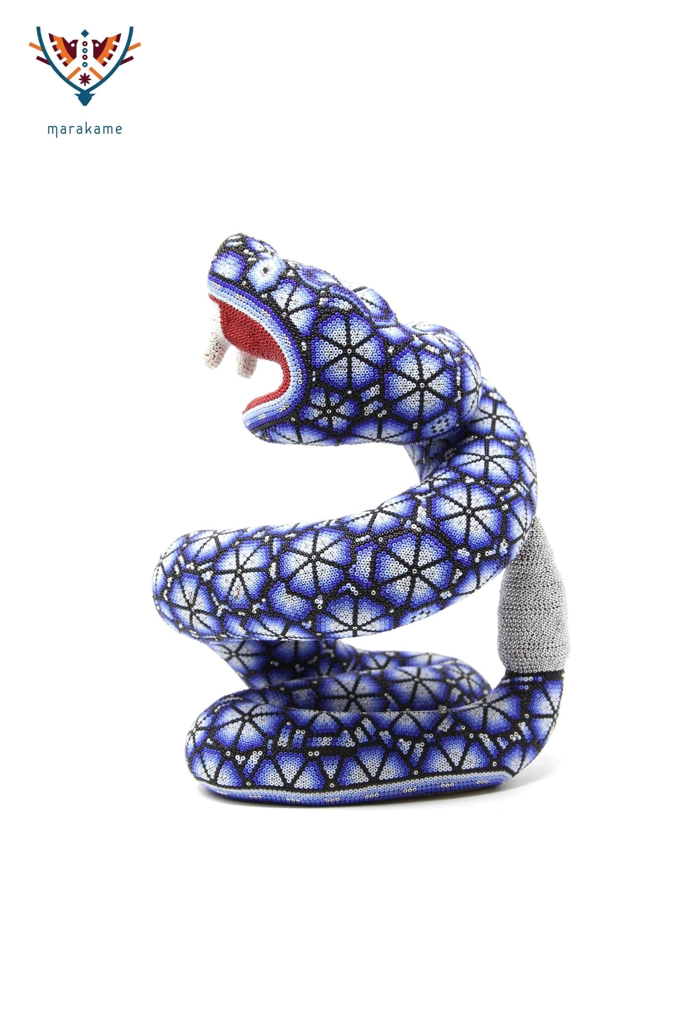 Huichol Serpent Art Skulptur - Raie II - Huichol Art - Marakame