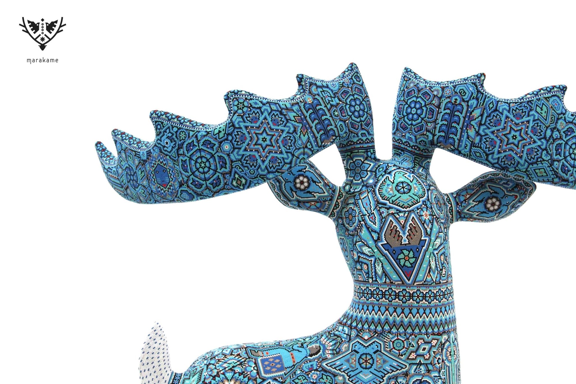 Huichol Deer Art Sculpture - Kauyumari - Huichol Art - Marakame