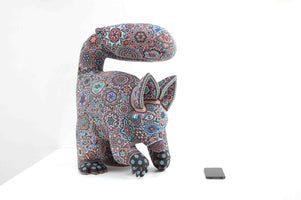 Skulptur Huichol Fox Art – Yurienaka – Huichol Art – Marakame