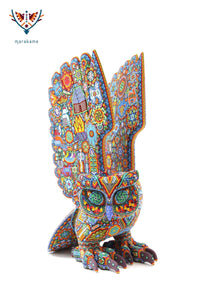 Escultura de copal - Haxianura - Arte Huichol - Marakame