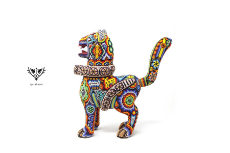 Escultura de copal - Maye Xaye - Arte Huichol - Marakame