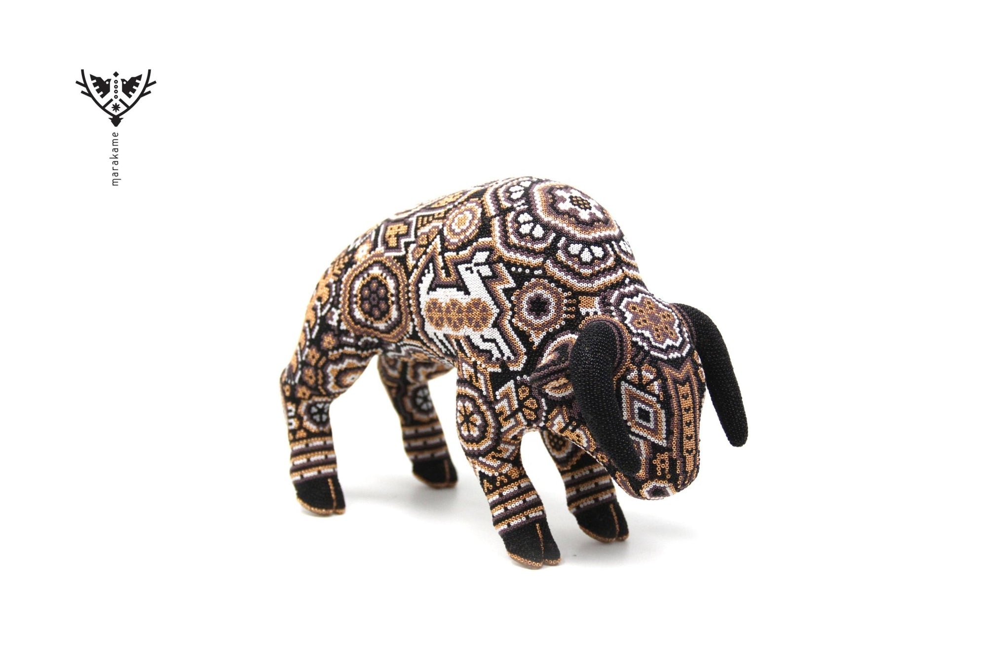 Copal sculpture - Nawi X - Huichol art - Marakame